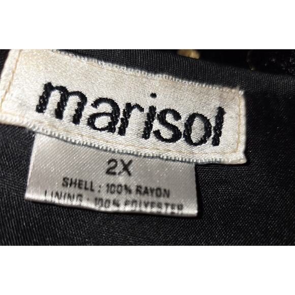 Marisol Patchwork Velour Jacket Top PLUS Sz 2X Embroidered *FLAW Boho Hippie 90s - Picture 9 of 16